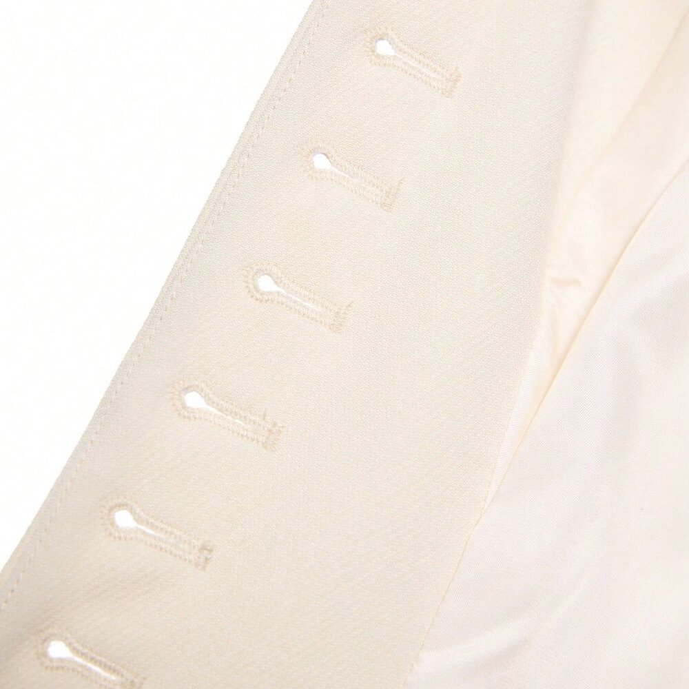 Apricot Elegant Women's Minimalist Fitted peplum blazer top - Picture 9 of 9